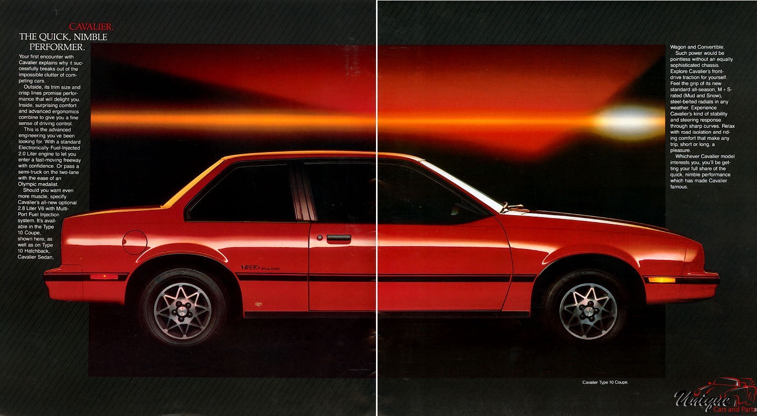1985 Chevrolet Cavalier Brochure Page 3